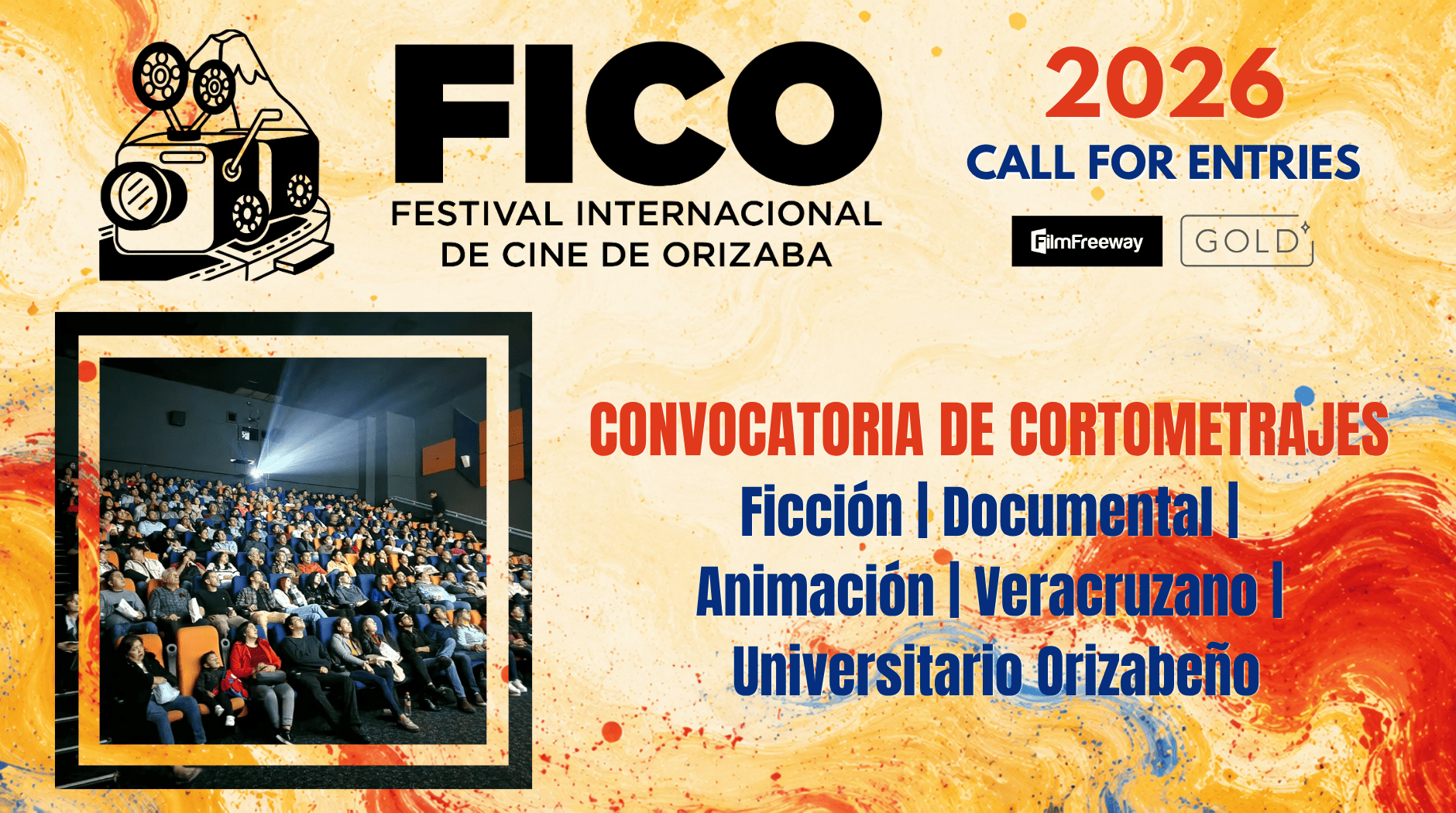 Convocatoria abierta: Festival Internacional de Cine de Orizaba (FICO) 2026