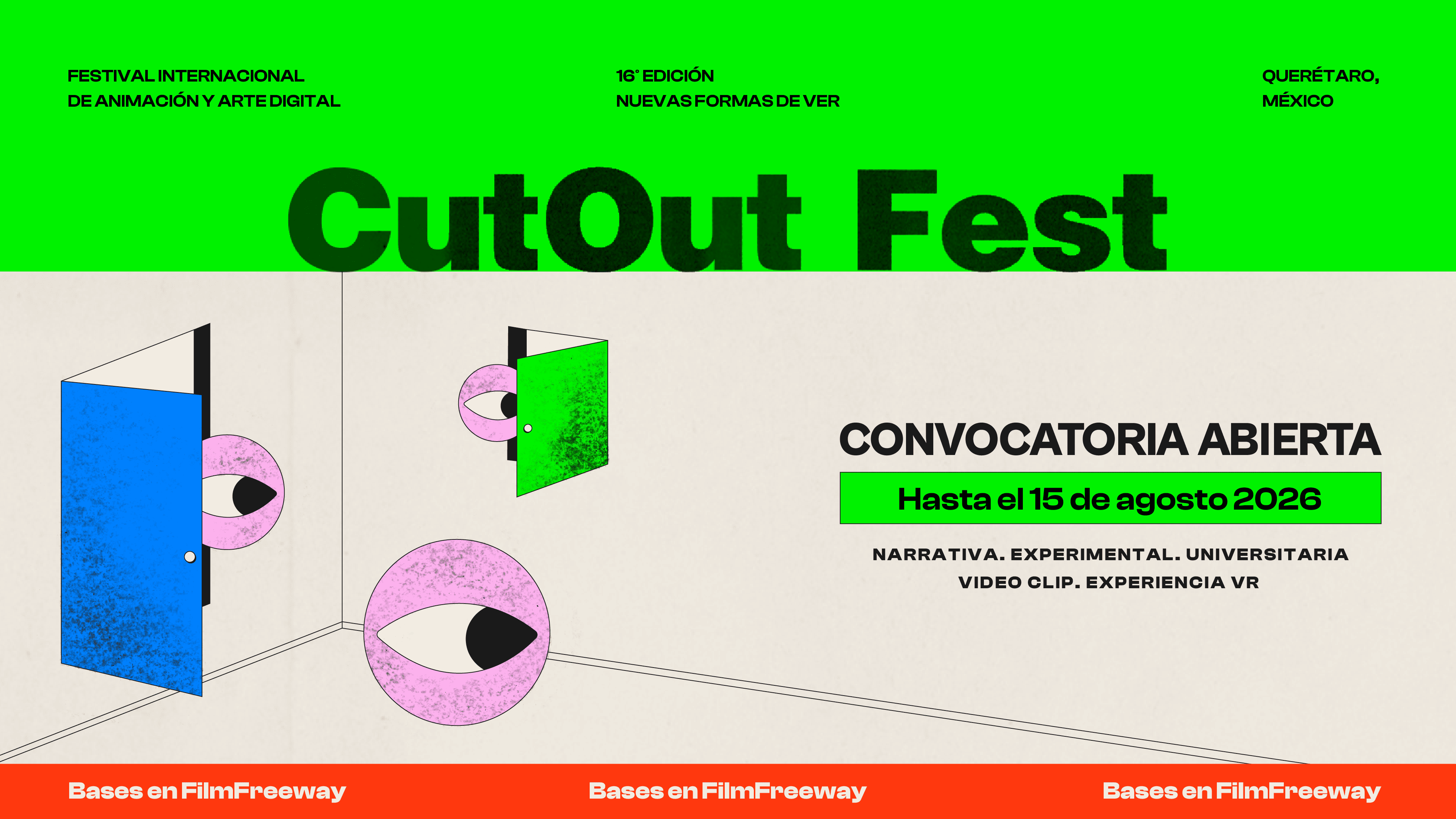 Convocatoria abierta: CutOut Fest 2026