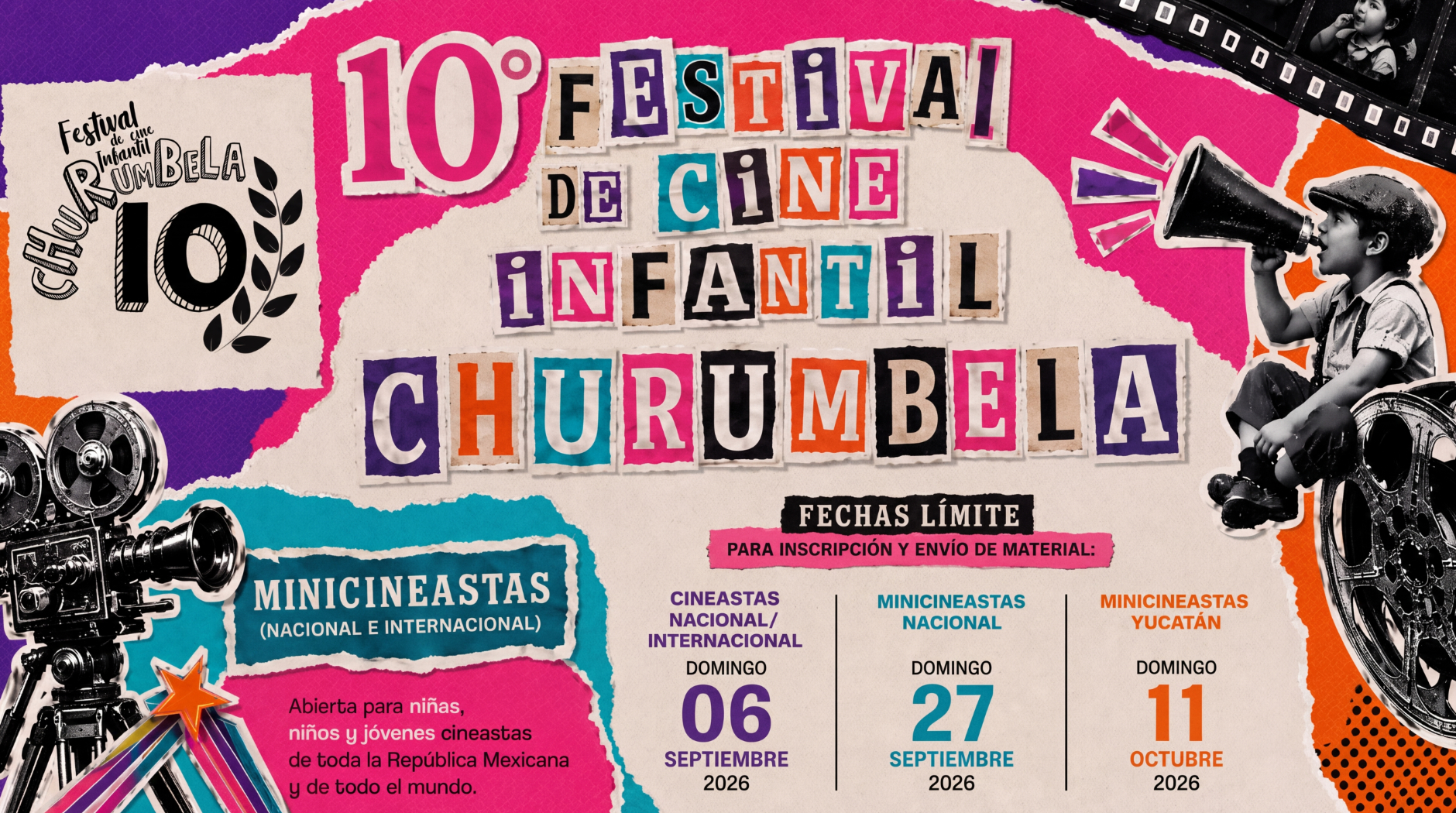 #RadarIMCINE: 10° Festival de Cine Infantil Churumbela
